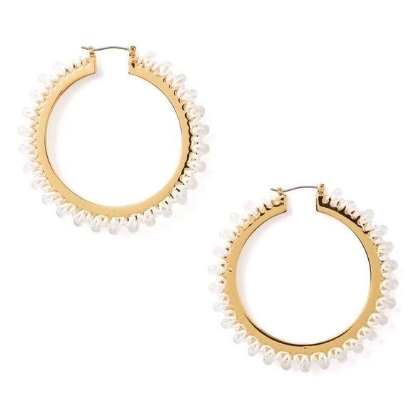 kate spade Jewelry - Kate Spade Wrap It Up Hoop Earrings